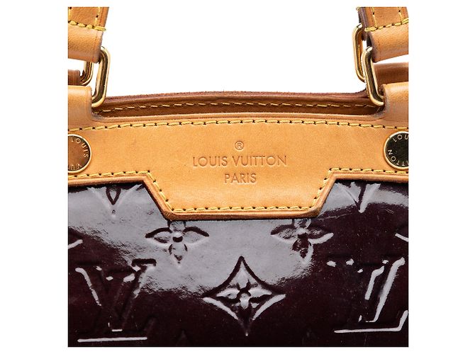 Borsa Louis Vuitton Monogram Vernis Brea MM viola Porpora - vista 5