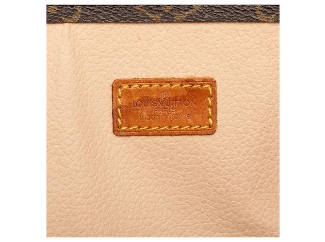 Borsa Tote Louis Vuitton Monogram Sac Plat marrone - vista 5