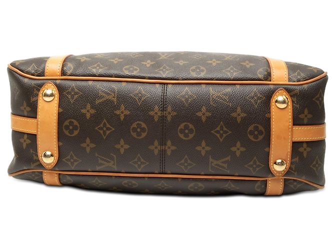 Borsa a tracolla Louis Vuitton Monogram Stresa PM marrone - vista 3