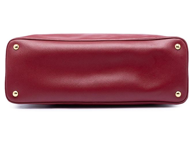 Borsa Prada Extra Large Saffiano Lux Promenade rossa Rosso - vista 3