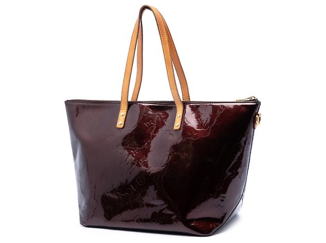 Borsa Tote Louis Vuitton Monogram Vernis Bellevue GM Viola Porpora - vista 2