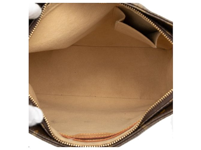 Borsa a tracolla Louis Vuitton Monogram Looping GM marrone - Ansicht 4
