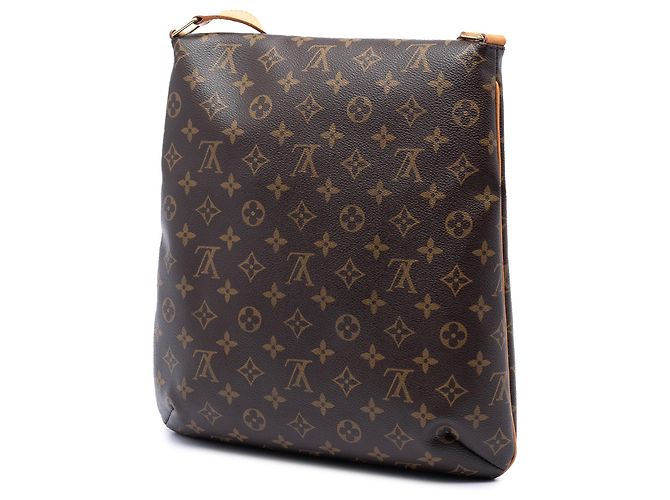 Bolsa transversal marrom Louis Vuitton Monogram Musette Salsa Long Strap - vista 2
