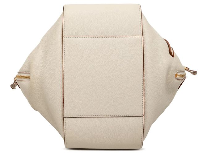 Bolsa Hammock em couro de bezerro de grão médio cor Tan LOEWE Camelo - vista 3