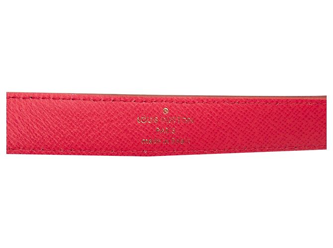 Cintura Louis Vuitton Monogram Multicolore LV Initiales nera Nero - vista 6