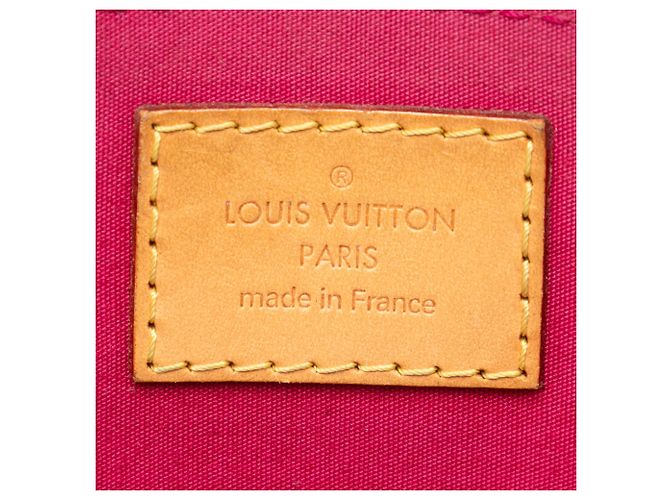 Borsa Louis Vuitton Monogram Vernis Alma BB rossa Rosso - vista 5