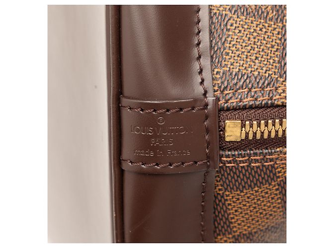 Borsa Louis Vuitton Damier Ebene Alma PM marrone - vista 5
