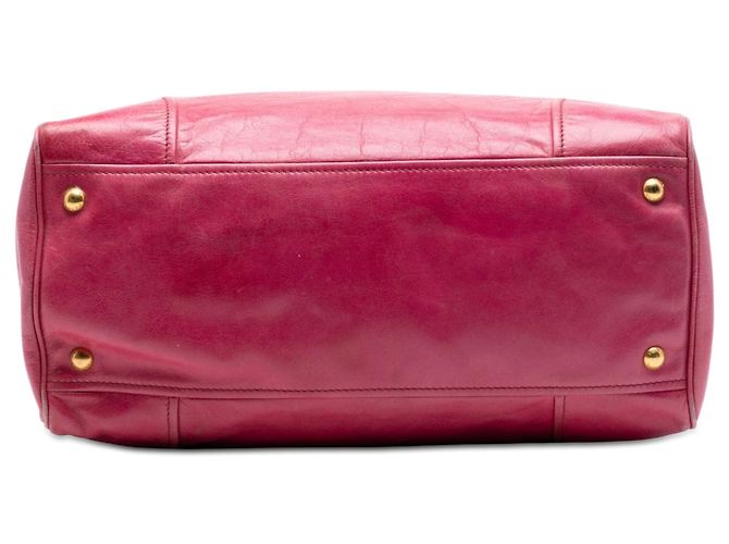 Prada Vitello Shine Satchel Rosa Pink - Ansicht 3