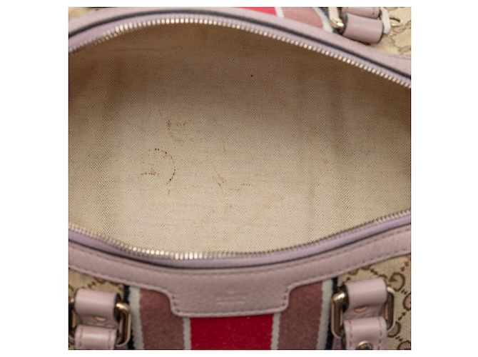 Borsa Boston e borsa a tracolla Gucci Small GG Canvas Web beige - vista 4