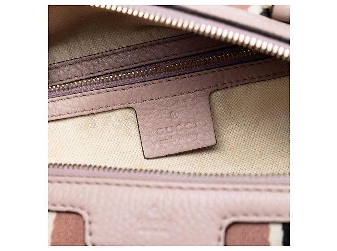 Borsa Boston e borsa a tracolla Gucci Small GG Canvas Web beige - vista 5