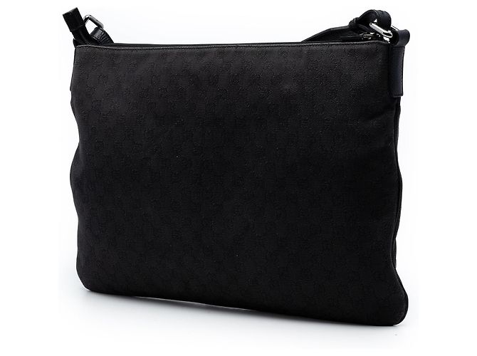 Borsa a tracolla in denim Gucci GG nera Nero - vista 2