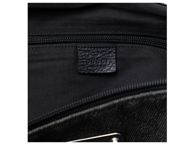 Borsa a tracolla in denim Gucci GG nera Nero - vista 5