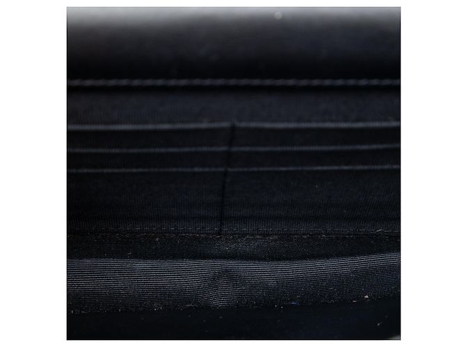 Bolsa transversal Chanel CC Patent Wallet On Chain preta Preto - vista 4
