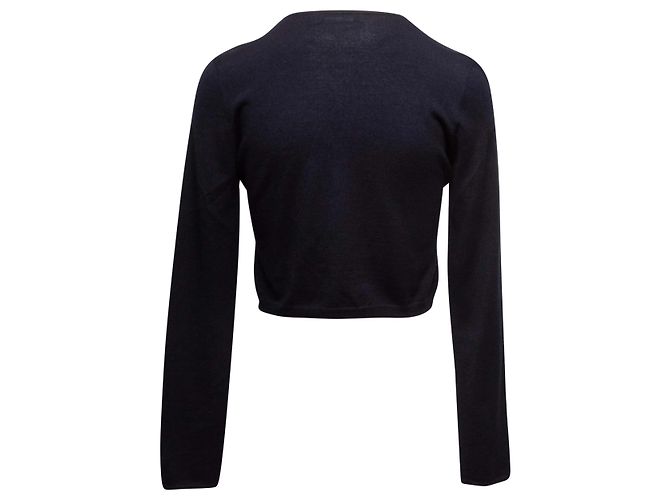 Christian Dior Kaschmir-Cardigan Navy Größe US S Blau - Ansicht 3