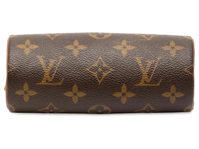 Borsa Louis Vuitton Monogram Papillon Pochette marrone - vista 3