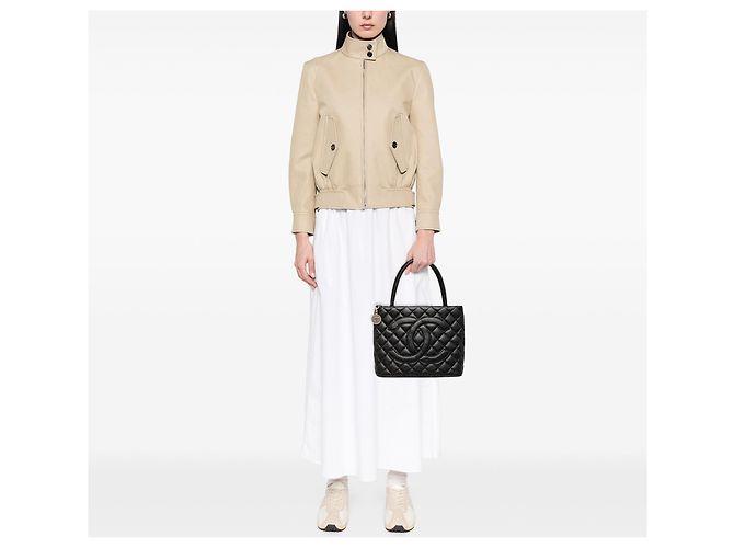 Tote Chanel Caviar Medallion nero - vista 7