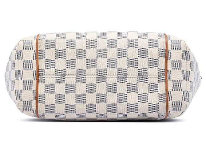 Borsa Tote White Louis Vuitton Damier Azur Totally PM Bianco - vista 3