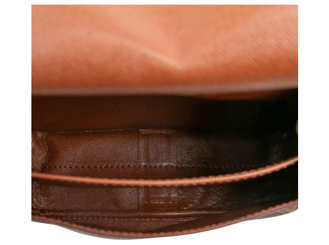 Borsa a tracolla Louis Vuitton Monogram Cartouchiere MM marrone - vista 4