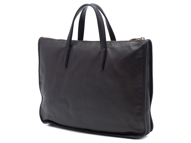 Valigetta da ufficio in pelle marrone LOEWE Anagram Toledo - vista 2