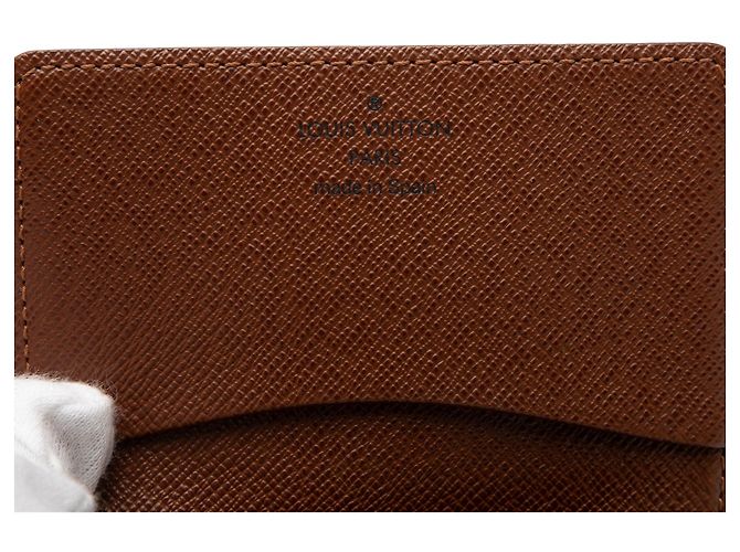 Tarjetero sobre Louis Vuitton Monogram marrón Castaño - vista 5