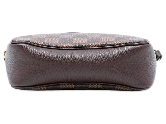 Pochette Trousse Louis Vuitton Damier Ebene Marrone - vista 3