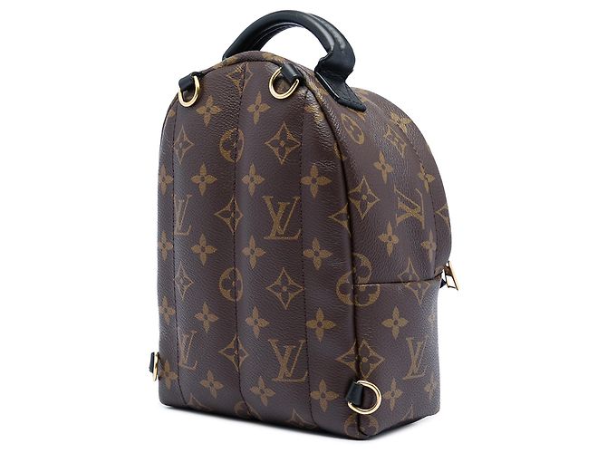 Zaino Louis Vuitton Monogram Mini Palm Springs marrone - vista 2
