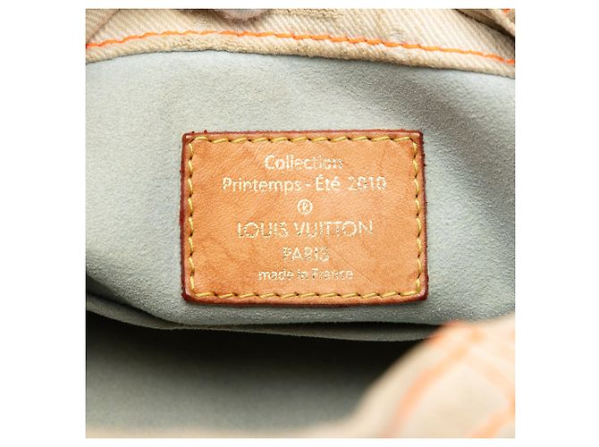 Borsa a tracolla Louis Vuitton Monogram Denim Sunshine blu - vista 5