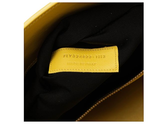 Borsa Sac De Jour in pelle piccola gialla Saint Laurent Giallo - vista 6