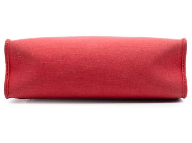 Borsa Hermès Toile Herbag Zip 31 rossa Rosso - vista 3