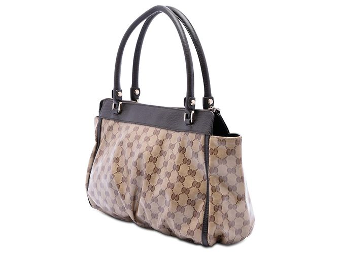 Tote Abbey GG Crystal D Ring beige Gucci - vista 2