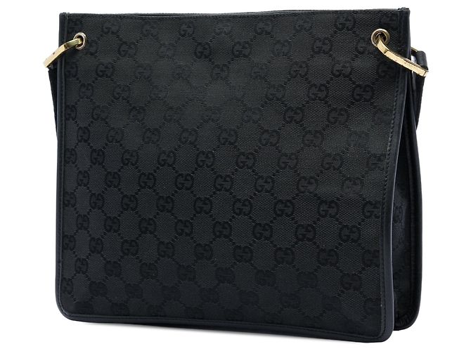 Borsa a tracolla Gucci GG Canvas nera Nero - vista 2