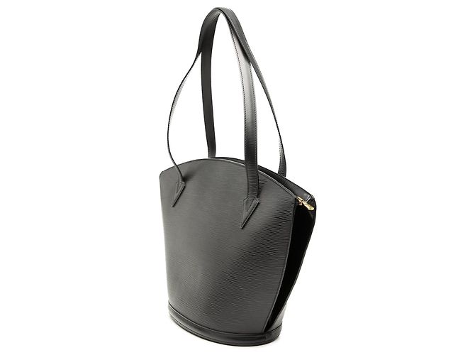 Borsa Tote Louis Vuitton Epi Saint Jacques GM con tracolla lunga nera Nero - vista 2