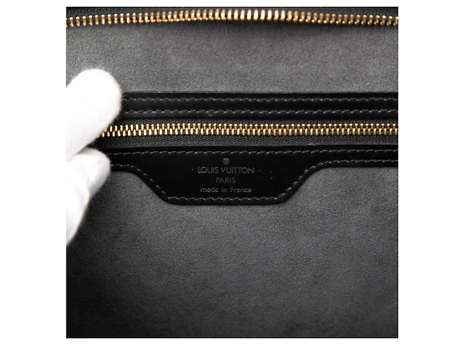 Borsa Tote Louis Vuitton Epi Saint Jacques GM con tracolla lunga nera Nero - vista 4