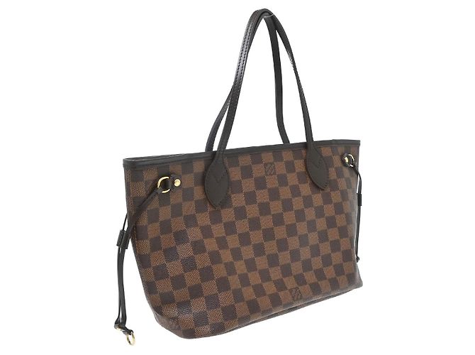 Tote Louis Vuitton Neverfull Damier Ebene PM Marron - vue 2