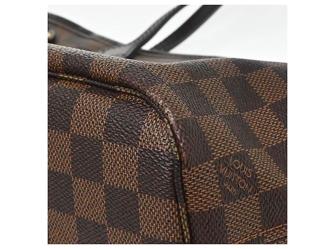 Tote Louis Vuitton Neverfull Damier Ebene PM Marron - vue 4