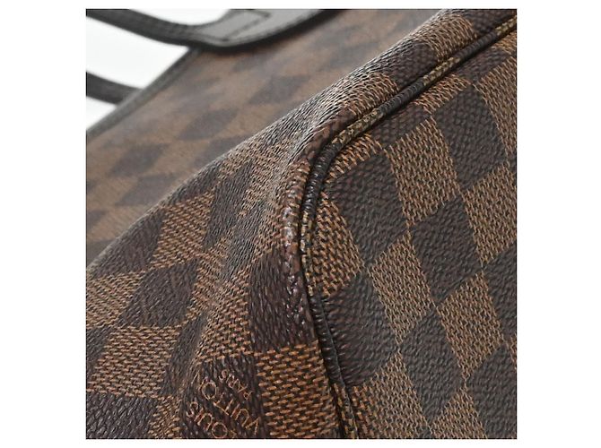 Tote Louis Vuitton Neverfull Damier Ebene PM Marron - vue 5