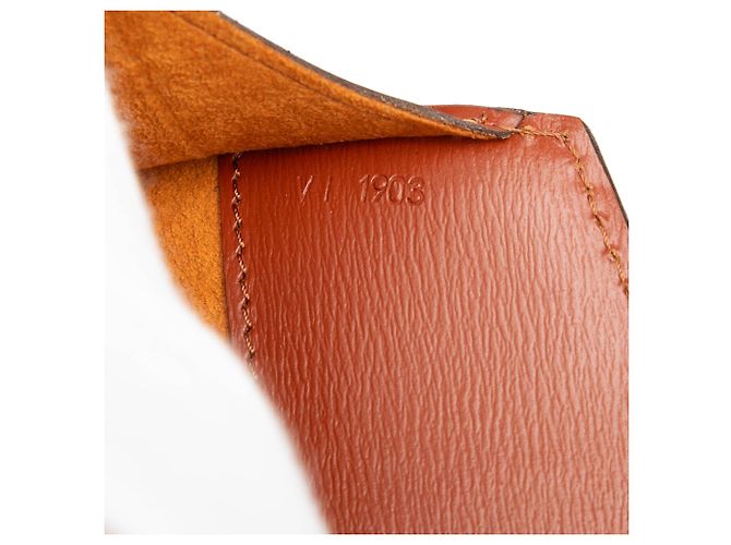 Borsa a tracolla Louis Vuitton Epi Cluny marrone - vista 6