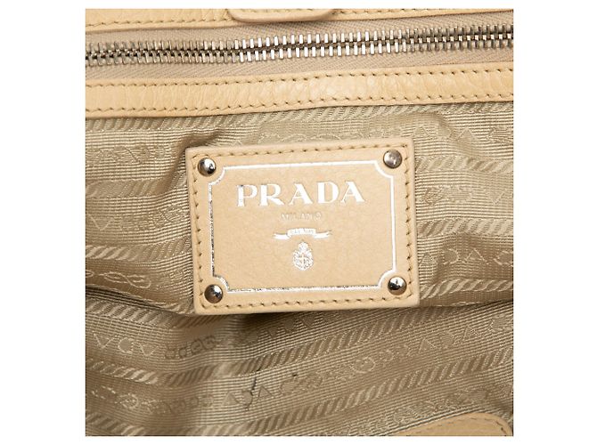 Tote Prada Vitello Daino Beige - vista 5