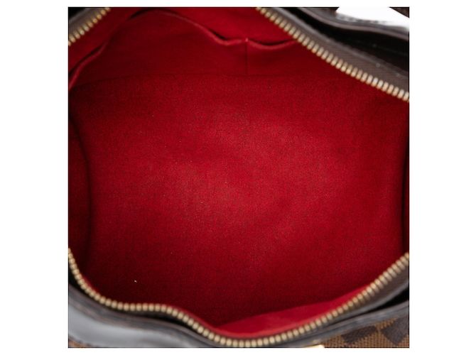 Borsa a Spalla Louis Vuitton Damier Ebene Sistina MM Marrone - vista 4