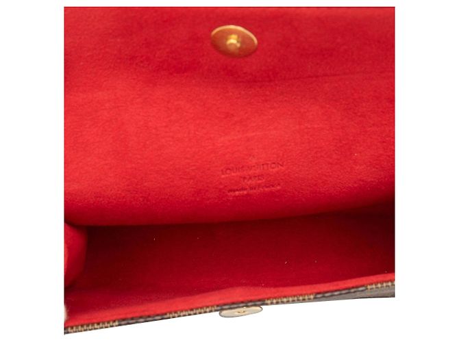 Pochette Florentine Damier Ebene marrone Louis Vuitton - vista 4