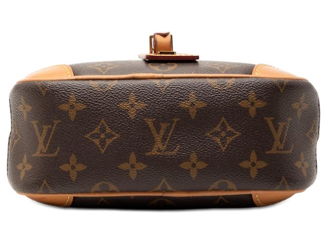Borsa a tracolla Louis Vuitton Monogram Mini Deauville marrone - vista 3