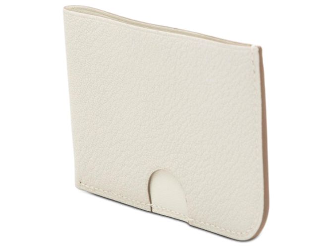 Gelber Hermès Chevre Mysore Poisson Kartenhalter - Ansicht 2
