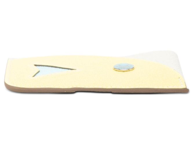 Gelber Hermès Chevre Mysore Poisson Kartenhalter - Ansicht 3
