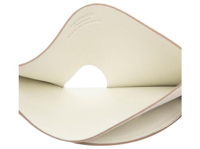 Gelber Hermès Chevre Mysore Poisson Kartenhalter - Ansicht 4