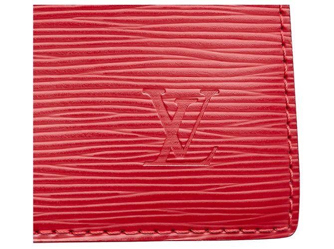 Twist Borsa Louis Vuitton Epi Sevigne rossa Rosso - vista 5