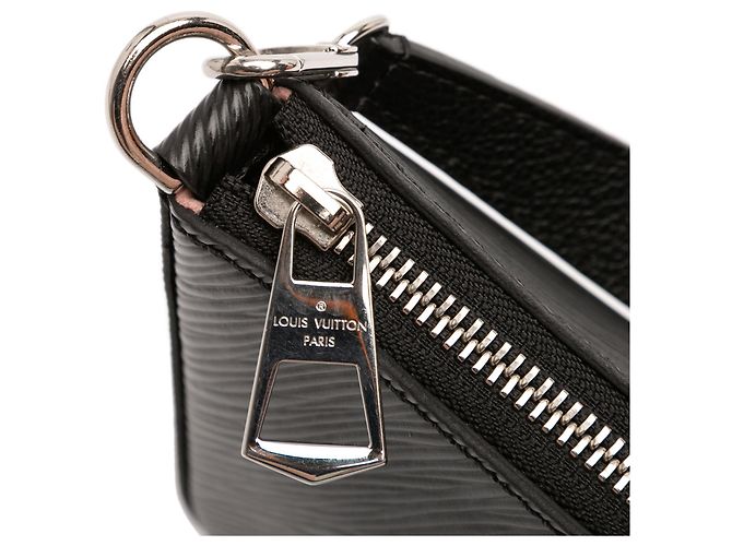 Borsa Louis Vuitton Epi Marellini nera Nero - vista 6