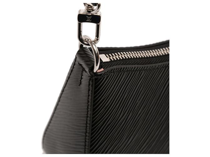 Borsa Louis Vuitton Epi Marellini nera Nero - vista 7
