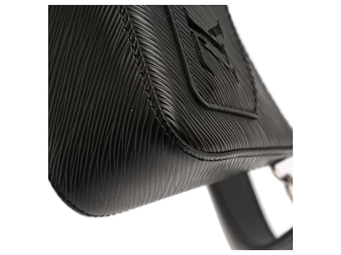 Borsa Louis Vuitton Epi Marellini nera Nero - vista 8