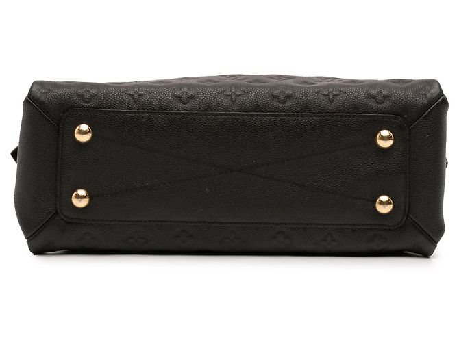 Borsa Louis Vuitton Monogram Empreinte Vosges MM nera Nero - vista 3