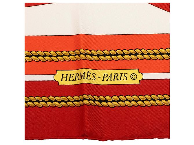 Seidentuch Multi Hermès Chateaux D Arriere 90 Mehrfarben - Ansicht 3